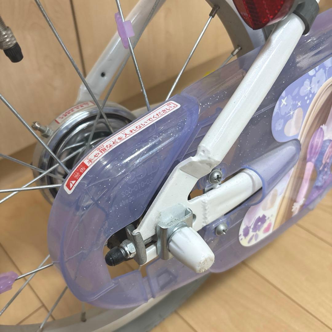 直接引渡限定　千葉県　アイデス　ラプンツェル 幼児用自転車 16インチ