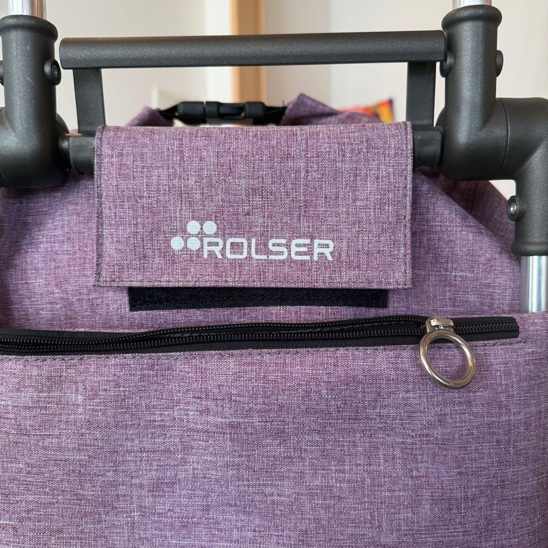 ROLSER ロルサー 折りたたみキャリーカート パープル