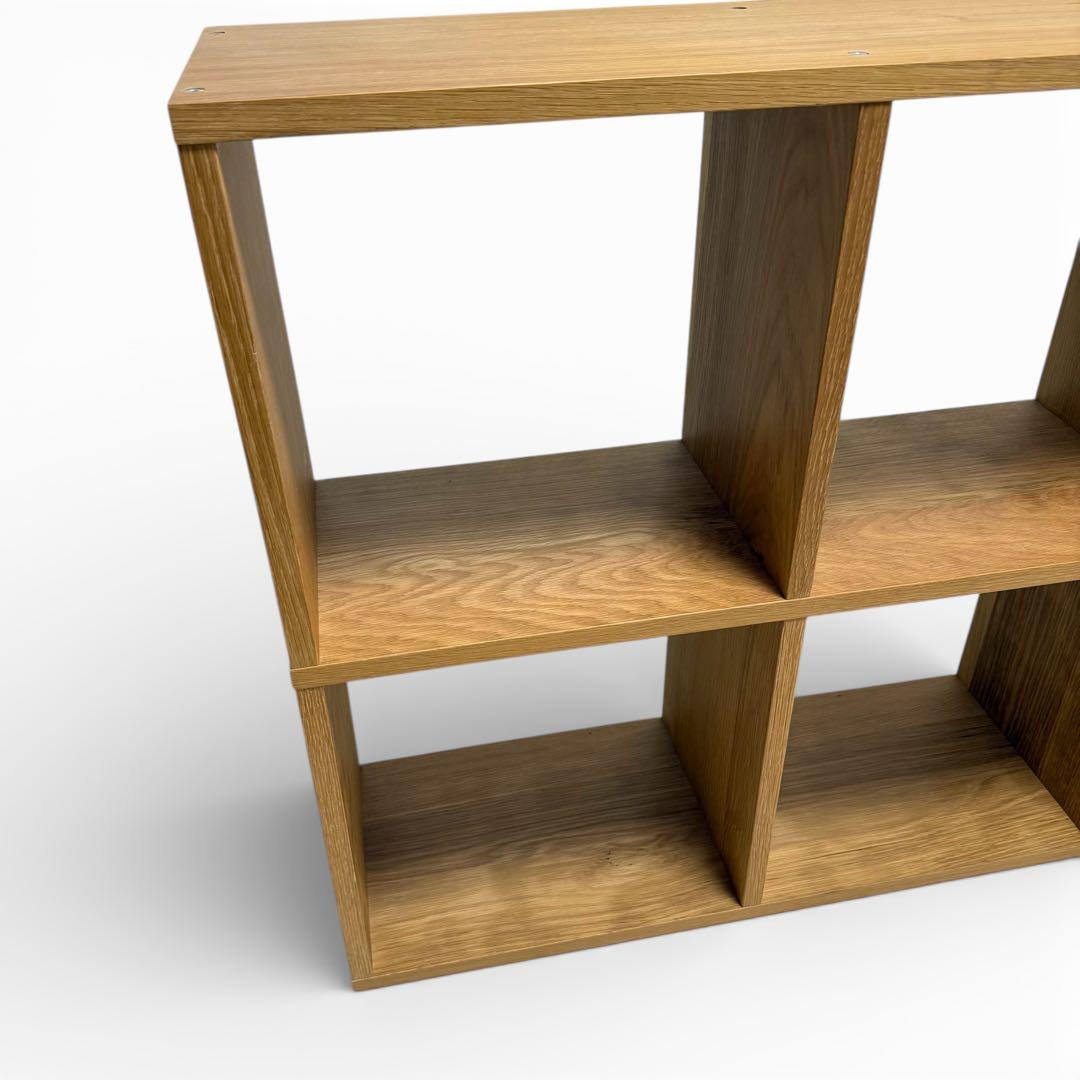 無印良品 MUJI スタッキングシェルフ 2段2列 オーク材 北欧 ナチュラル