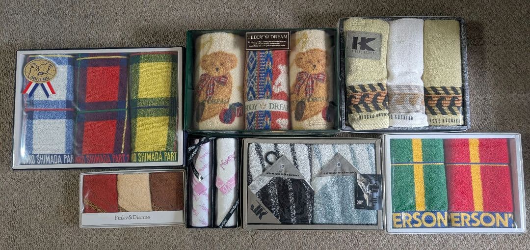 ブランドタオル&ハンカチセット19点