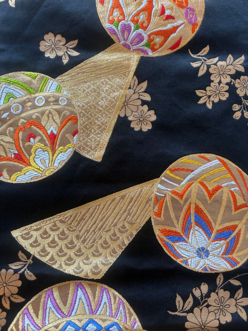 七五三　7歳　女の子　正絹　着物・長襦袢.帯