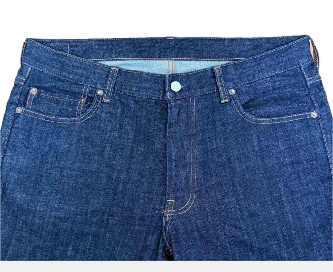 BEAMS ベーシック ストレッチ デニムパンツ XL インディゴ 試着のみ