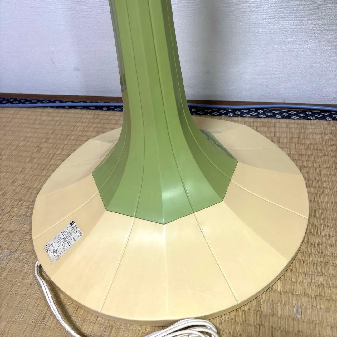 希少 昭和レトロ National 3枚羽 扇風機 大型 緑 ヴィンテージ