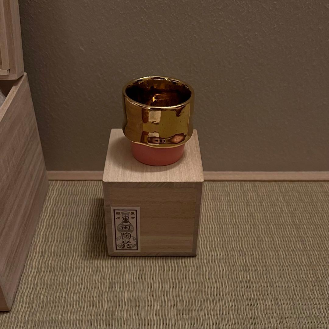 【期間限定値下】桑田卓郎 湯呑み ぐい呑み 共箱 Takuro Kuwata