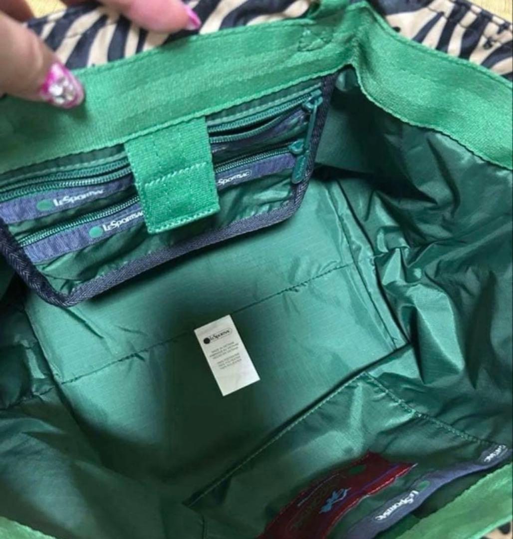 完売品⭐︎レスポートサック　アトリエ　ラージバンブー2way ゼブラ