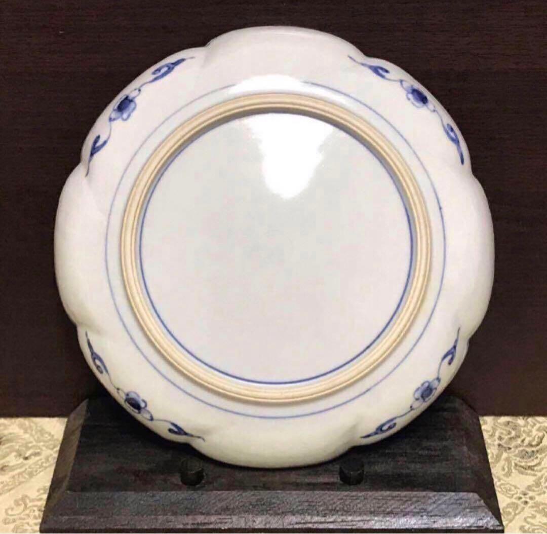 未使用保管品✨清水焼 雲泉 5.8号皿 彩色輪花捻祥瑞 単品✨京焼 加藤雲泉 皿