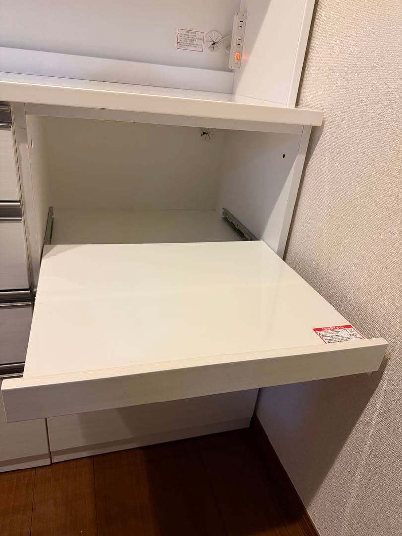 ニトリ キッチンボード／食器棚 リガーレ 160KB（ホワイト）