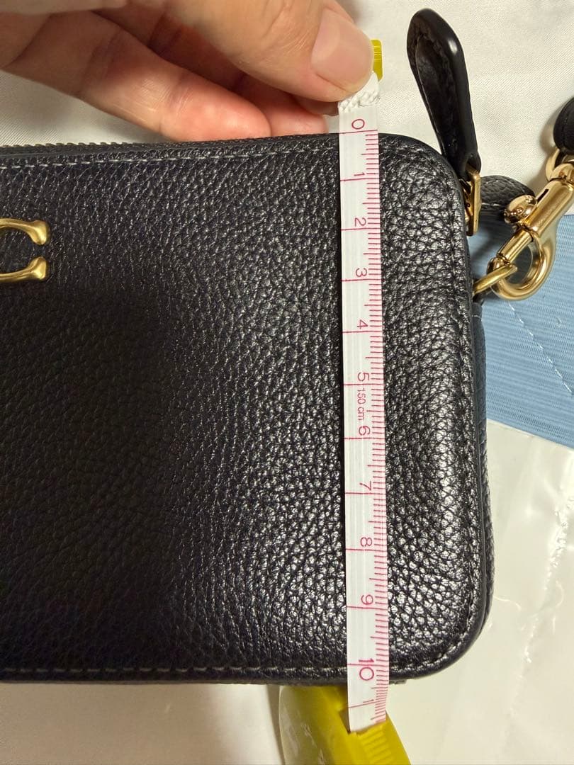 COACH ブラックレザー バッグ