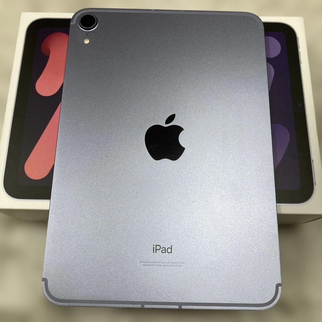 極美品 Apple iPad mini6 64GB auセルラーモデルパープル