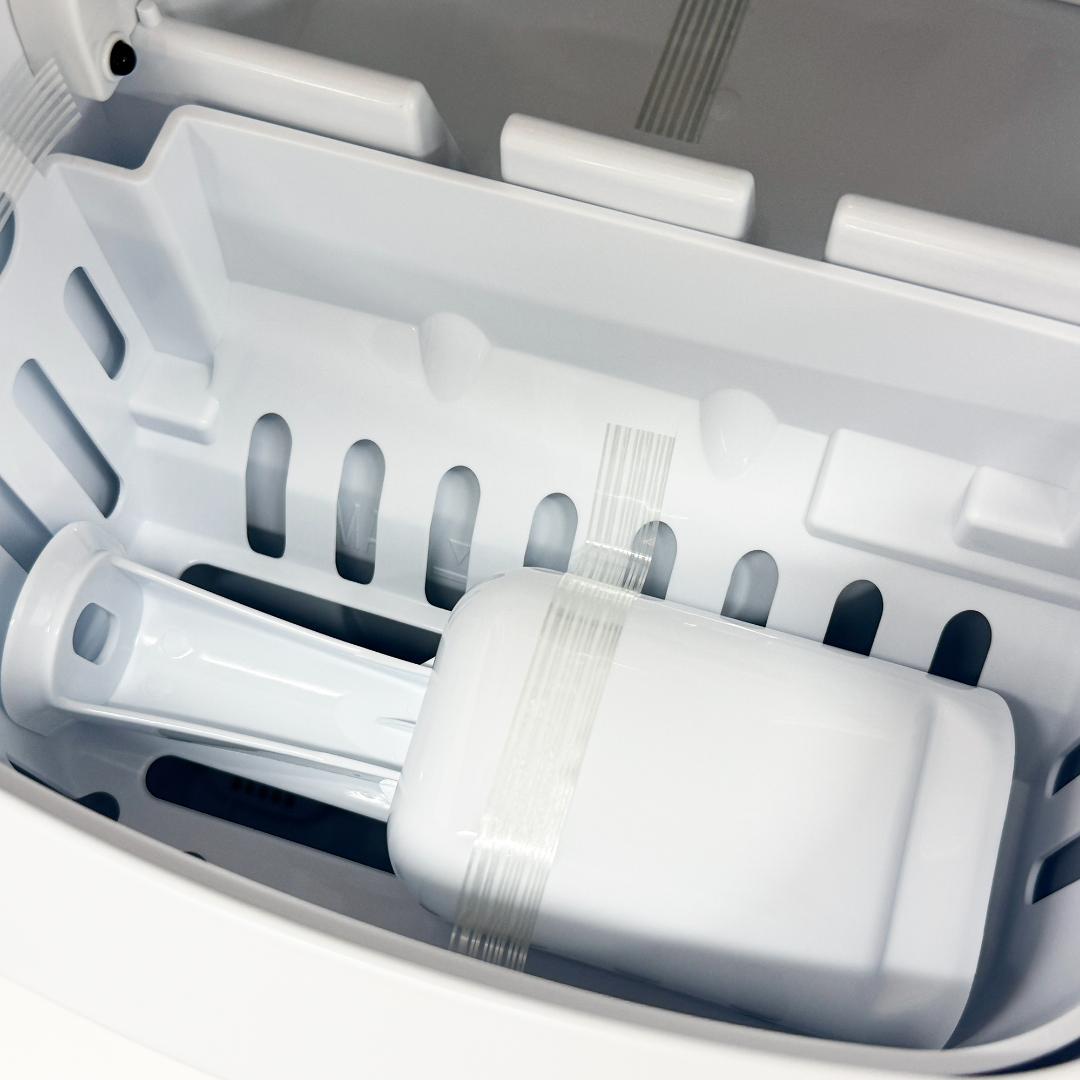未使用 高速製氷機 グレー 家庭用 HZB-12 アイスメーカー 卓上