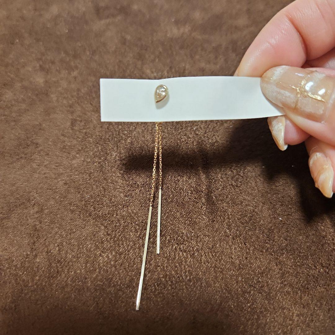 カシケイ　ダイヤモンドピアス片耳用