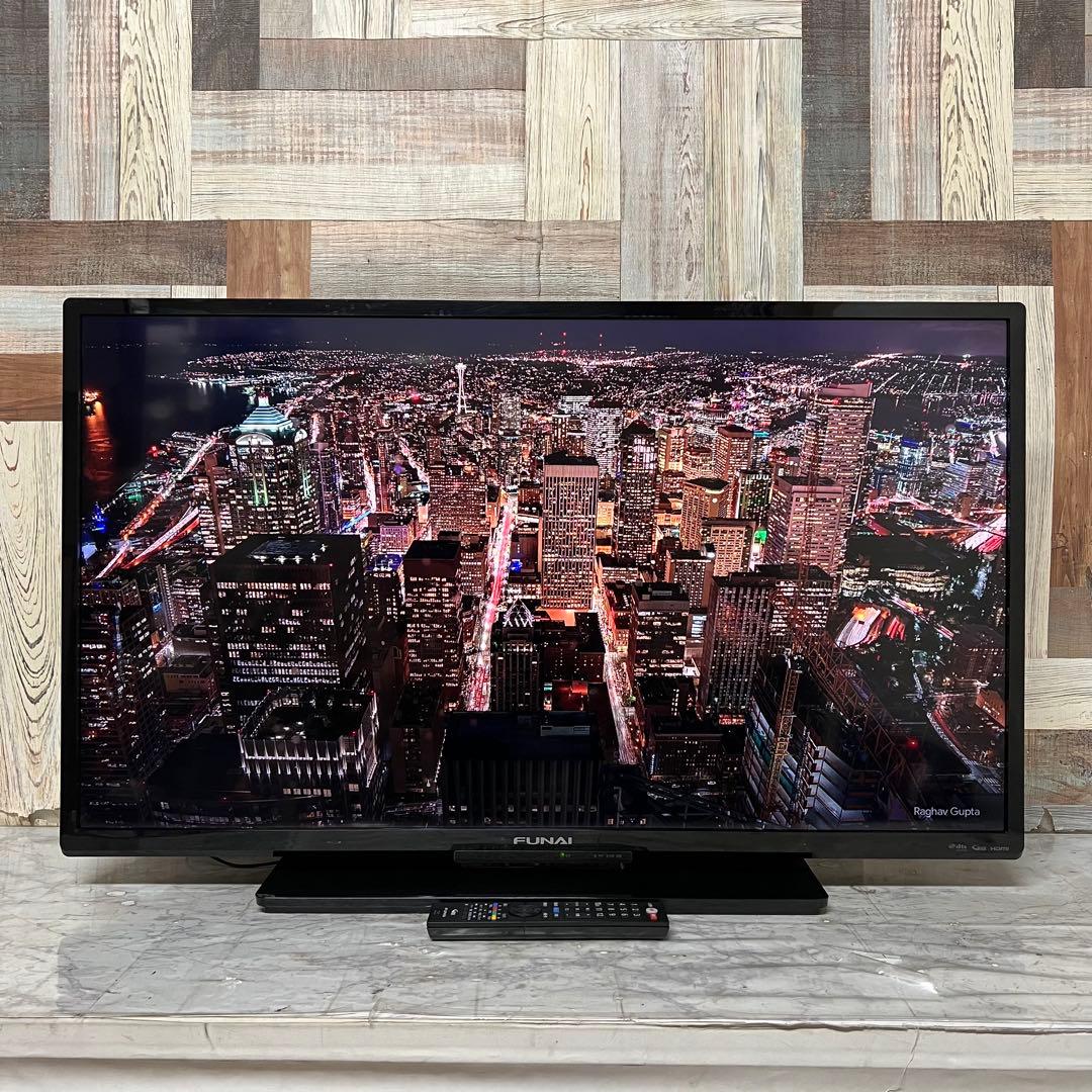 即日受渡❣️全国送料込FUNAI40V型地デジ.BS. CS録画機能搭載テレビ