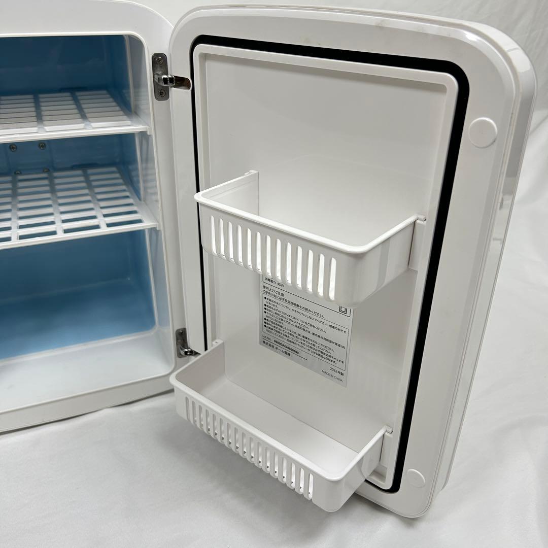 オーム電機 ポータブル電子式保冷保温ボックス KAJ-R136R-W