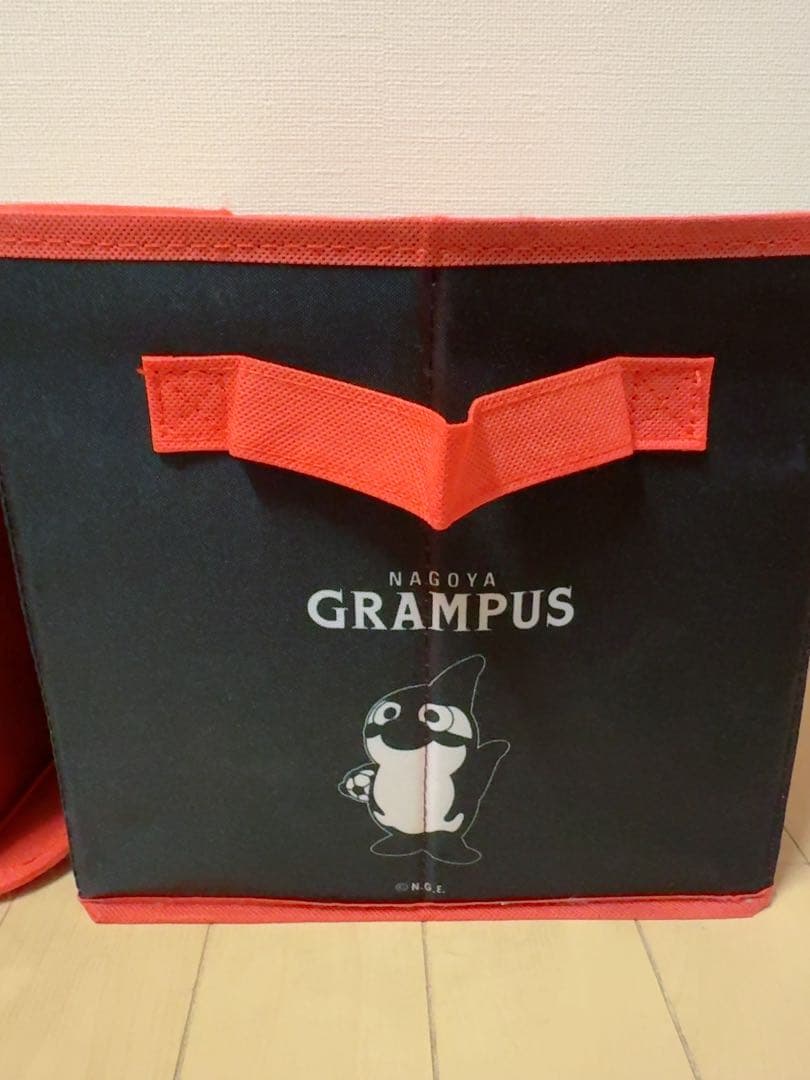 【本人確認後オークション販売】名古屋グランパス 収納ボックス