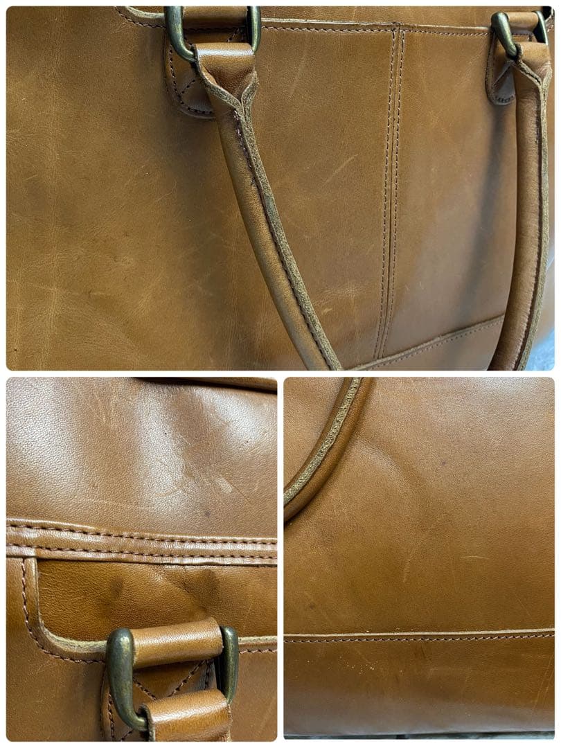 エルエルビーン　ビジネスバッグ　ブリーフケース　2WAY レザー　ブラウン