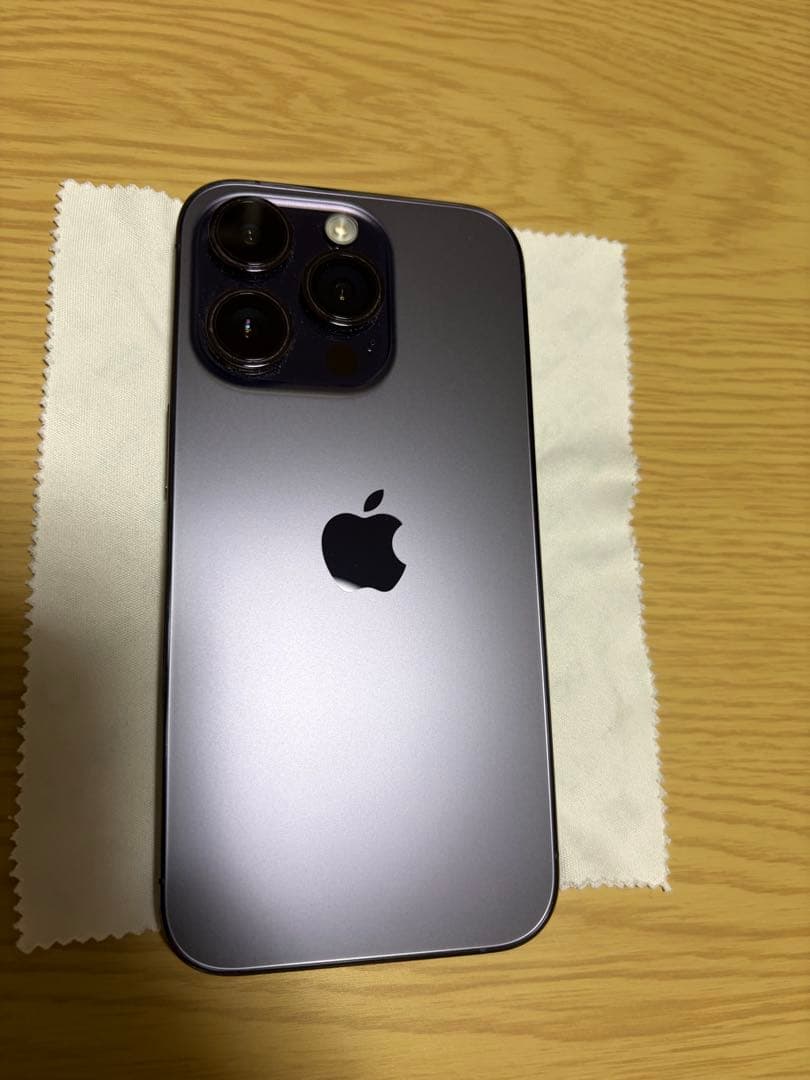 iPhone 14 Pro 256GB ディープパープル 本体 バッテリー80%