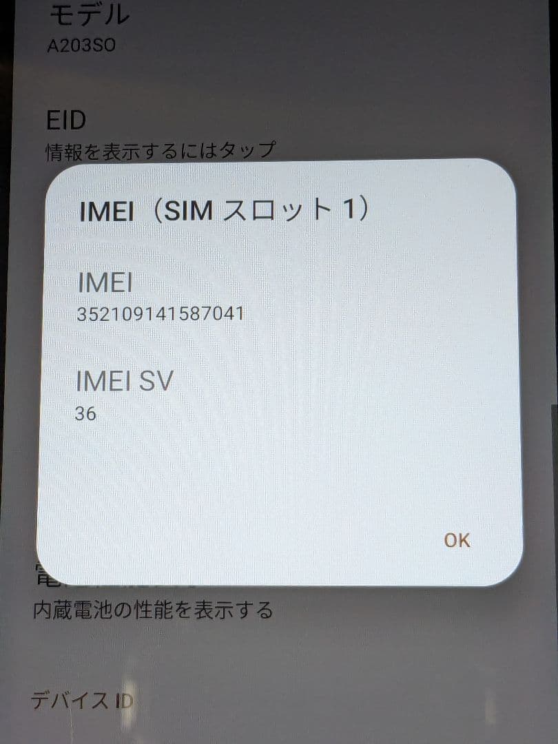 愛*様 Xperia Ace III A203SO ブリックオレンジ本体