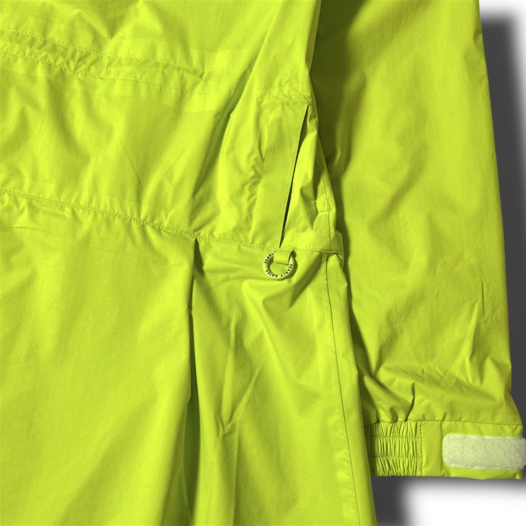 1 パーリーゲイツ AQUAX 防水透湿 レインジャケット ワンピース 黄