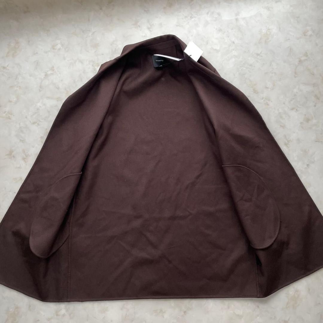 【新品タグ付き】Theory ウールカシミヤ　コート　ガウン　オーバーサイズ