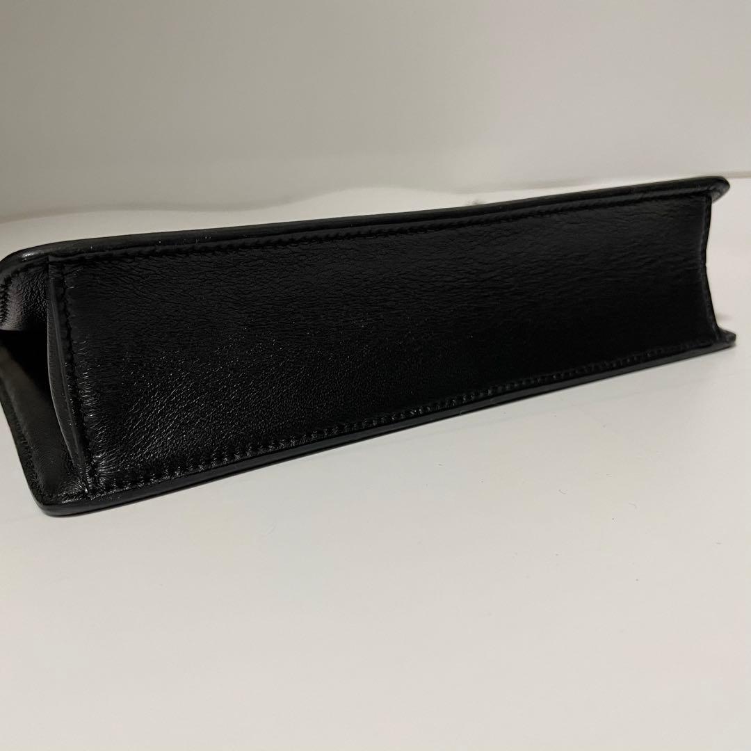 ✨️未使用保管✨️ Jimmy Choo ショルダーバッグ　チェーン　レザー　黒