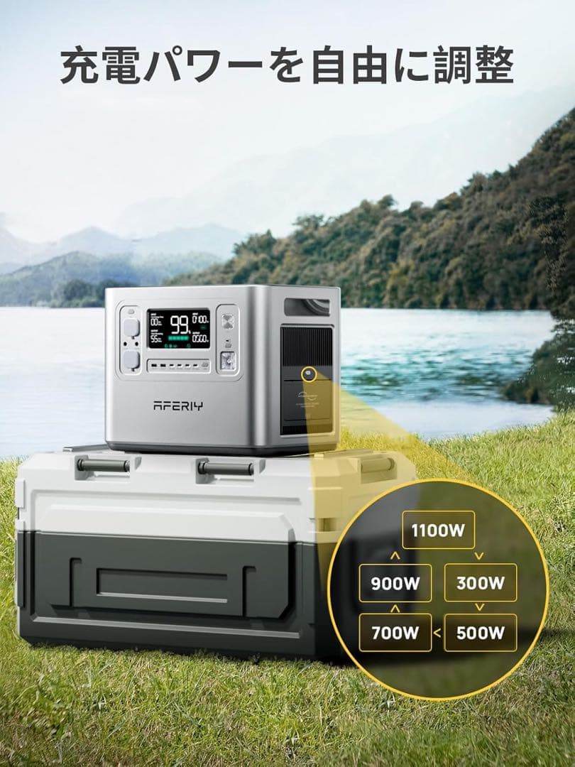 AFERIY P210 ポータブル電源 大容量 2048Wh 2400W