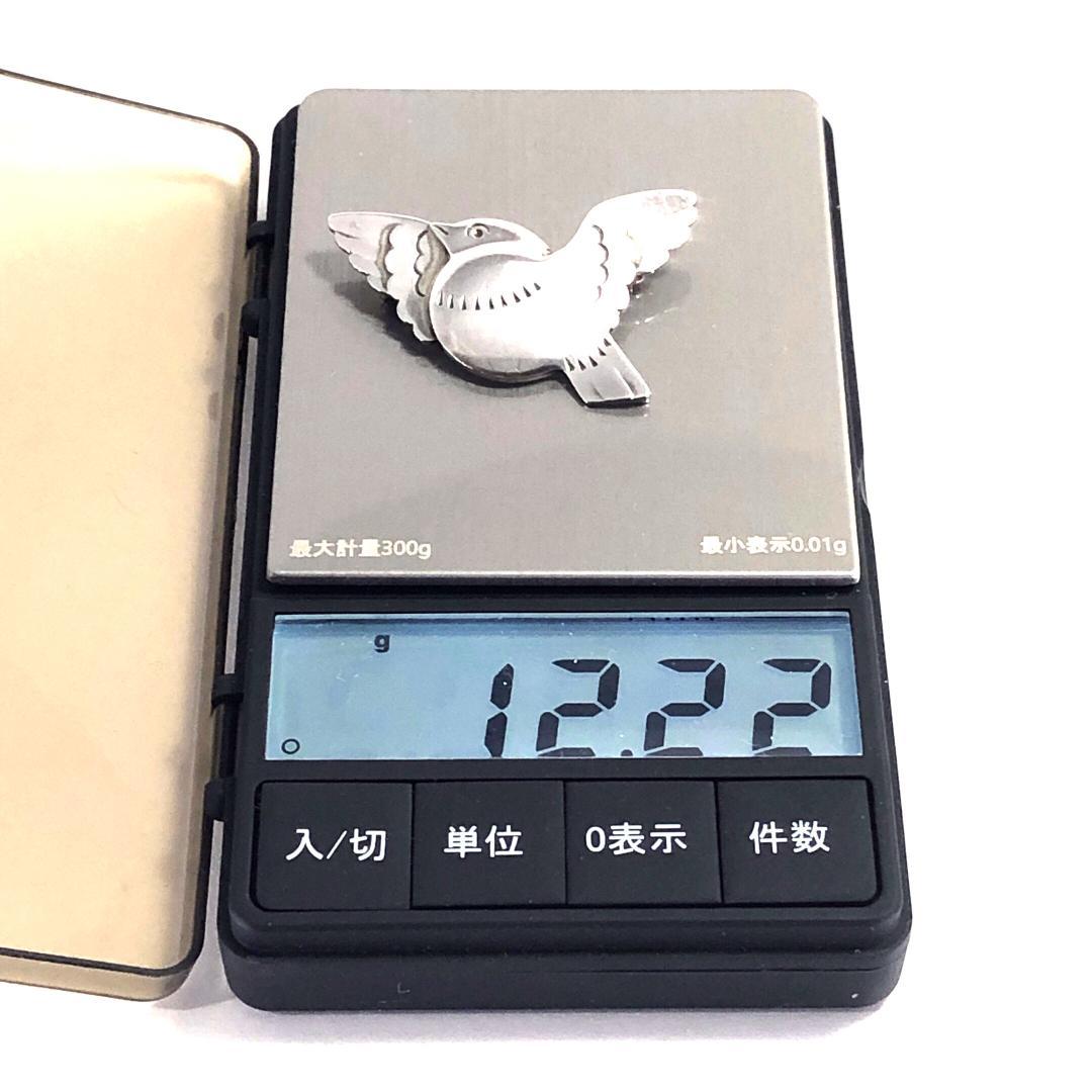 【美品・箱付き】ジョージジェンセン／トリ モチーフ ブローチ SV925／320