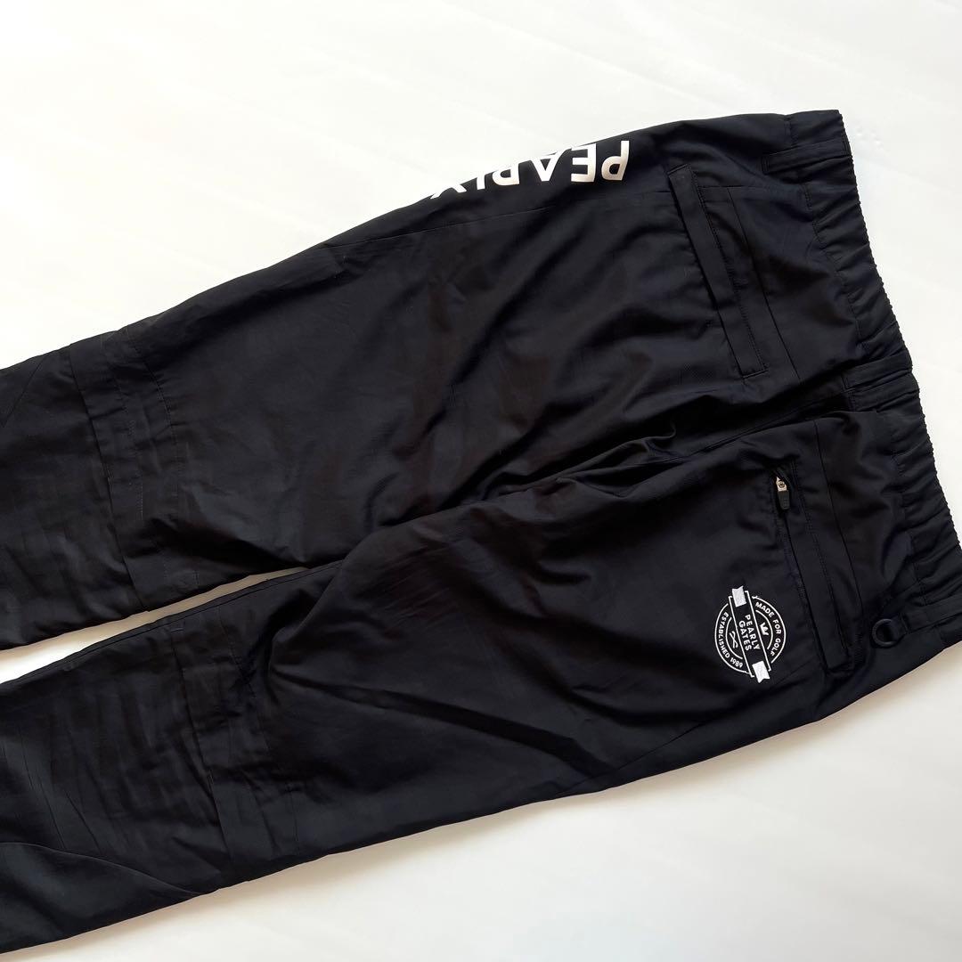 Pearly gates パーリーゲイツ　サイドロゴ　イージーパンツ　裏地　蓄熱