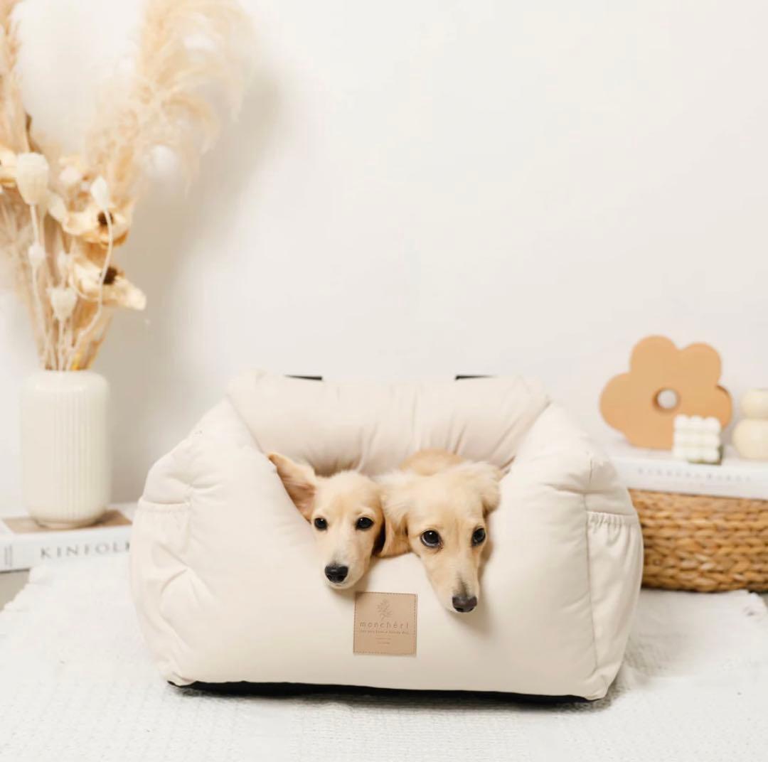 モンシェリ 撥水ふんわりドライブペットベッド moncheri
