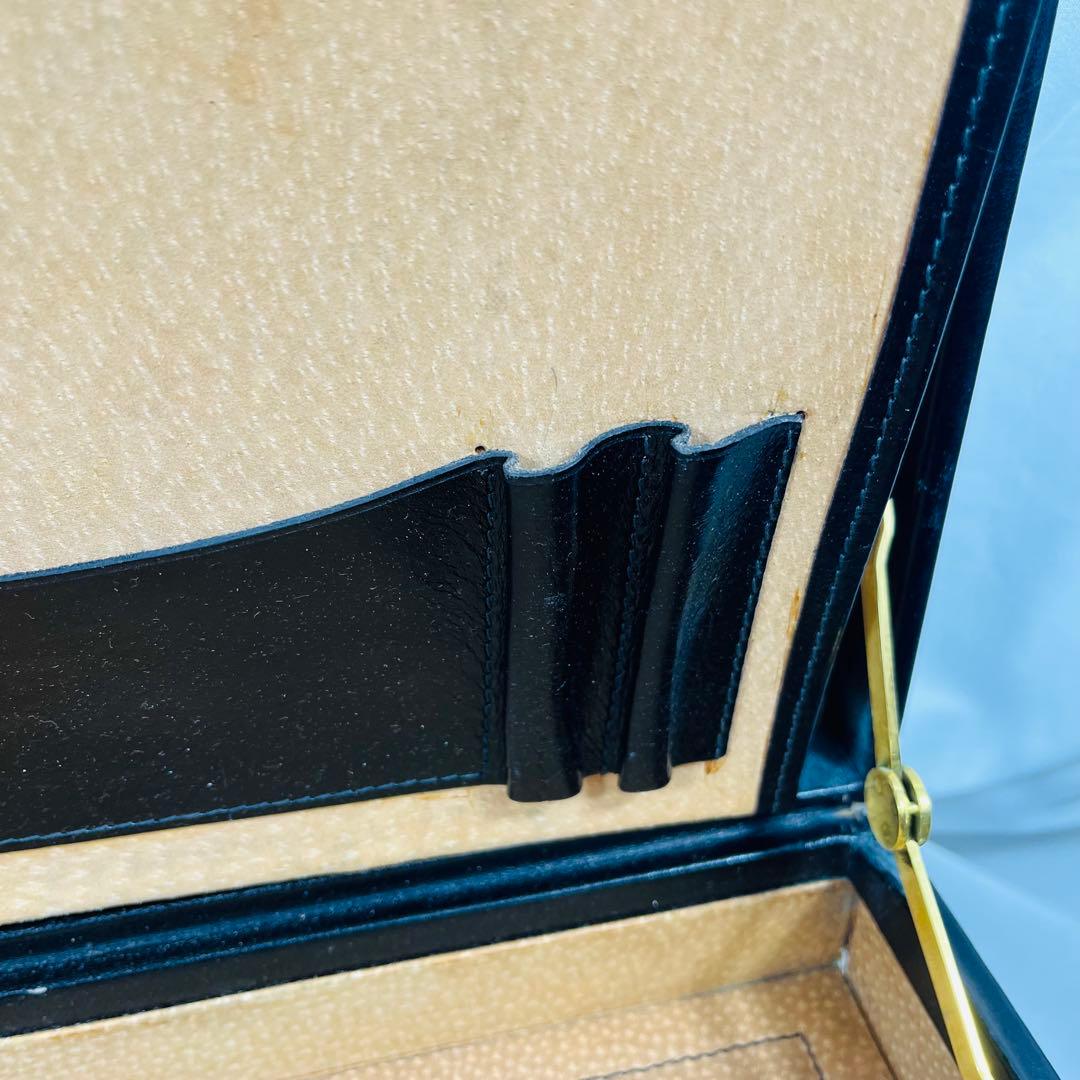 Bally バリー　レザー アタッシュケース　ヴィンテージ　ブラック