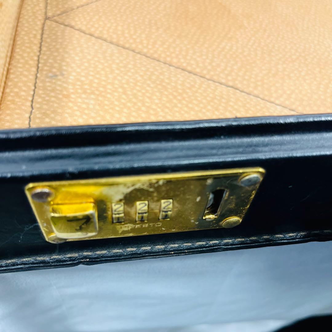 Bally バリー　レザー アタッシュケース　ヴィンテージ　ブラック