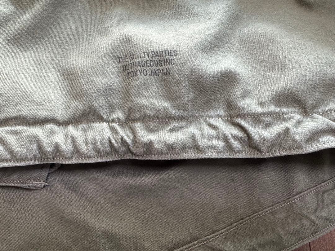 ワコマリア モッズコート レオパード ボア L コヨーテファー