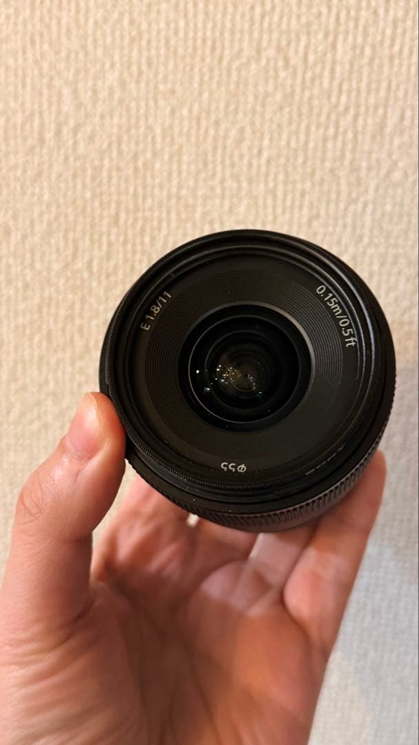 【美品】SONY E 11mm F1.8【保護フィルター付き】SEL11F18