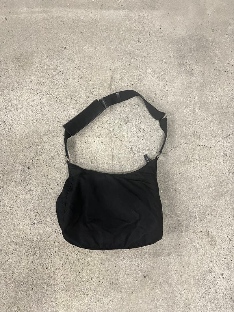 バッグ PRADA nylon utility shoulder bag black