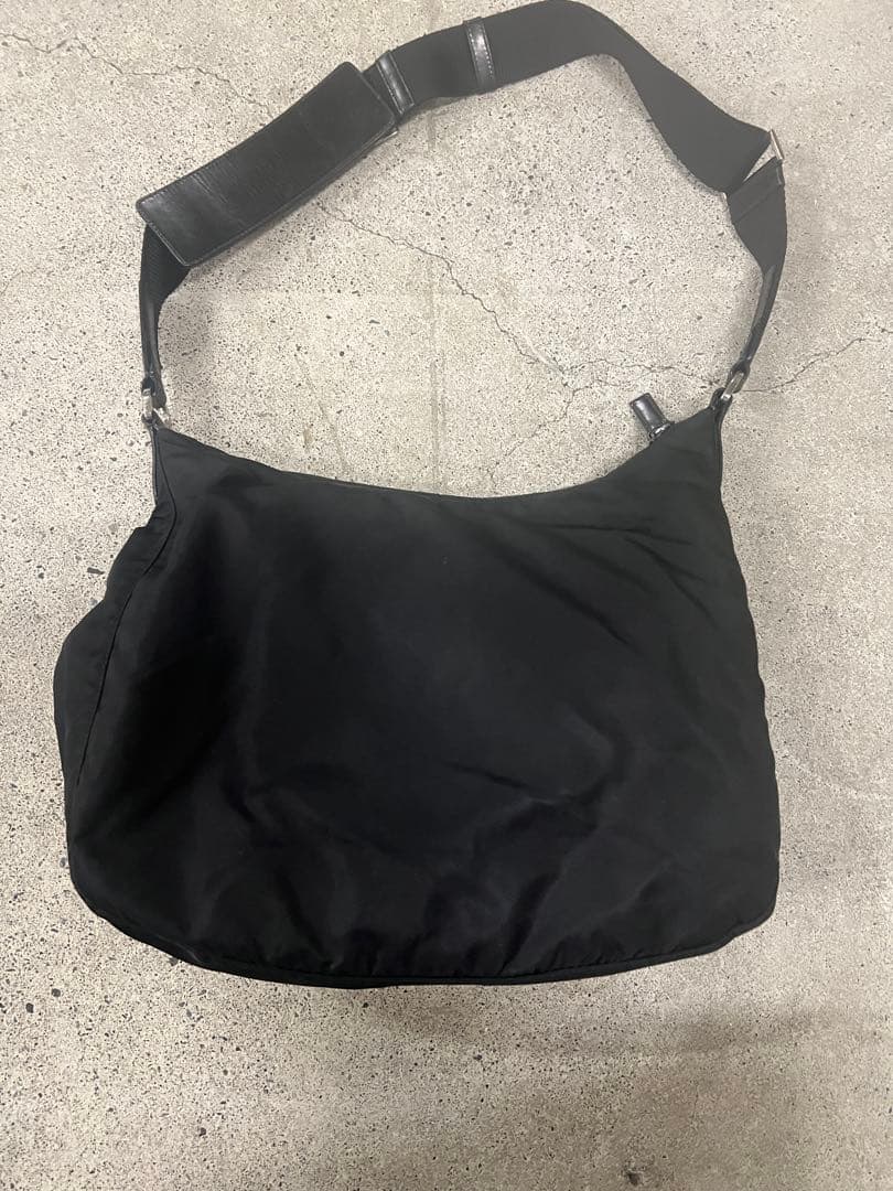 バッグ PRADA nylon utility shoulder bag black