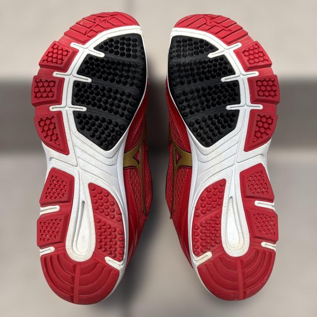 ミズノプロ　野球　トレーニングシューズ　26.5cmレッド