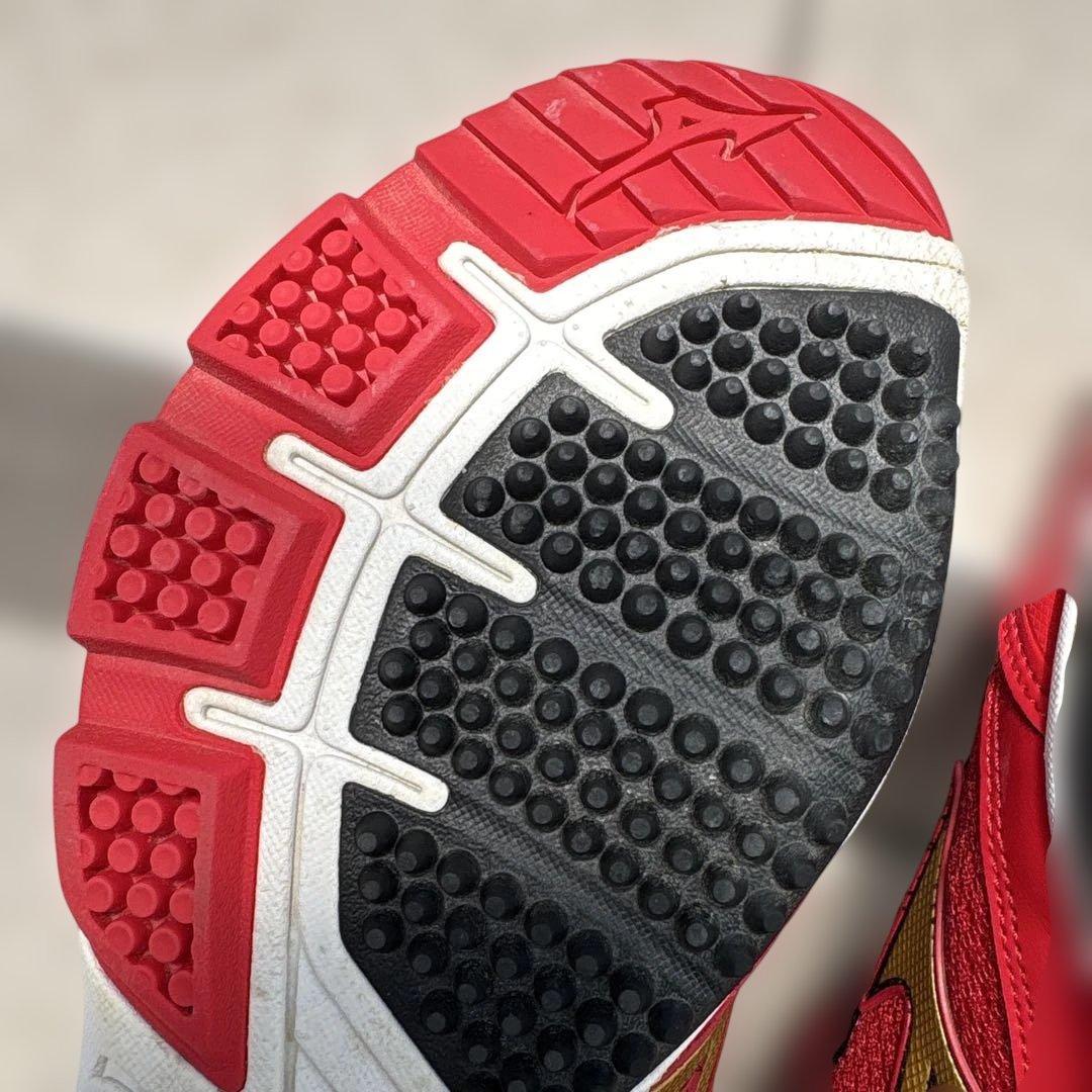 ミズノプロ　野球　トレーニングシューズ　26.5cmレッド