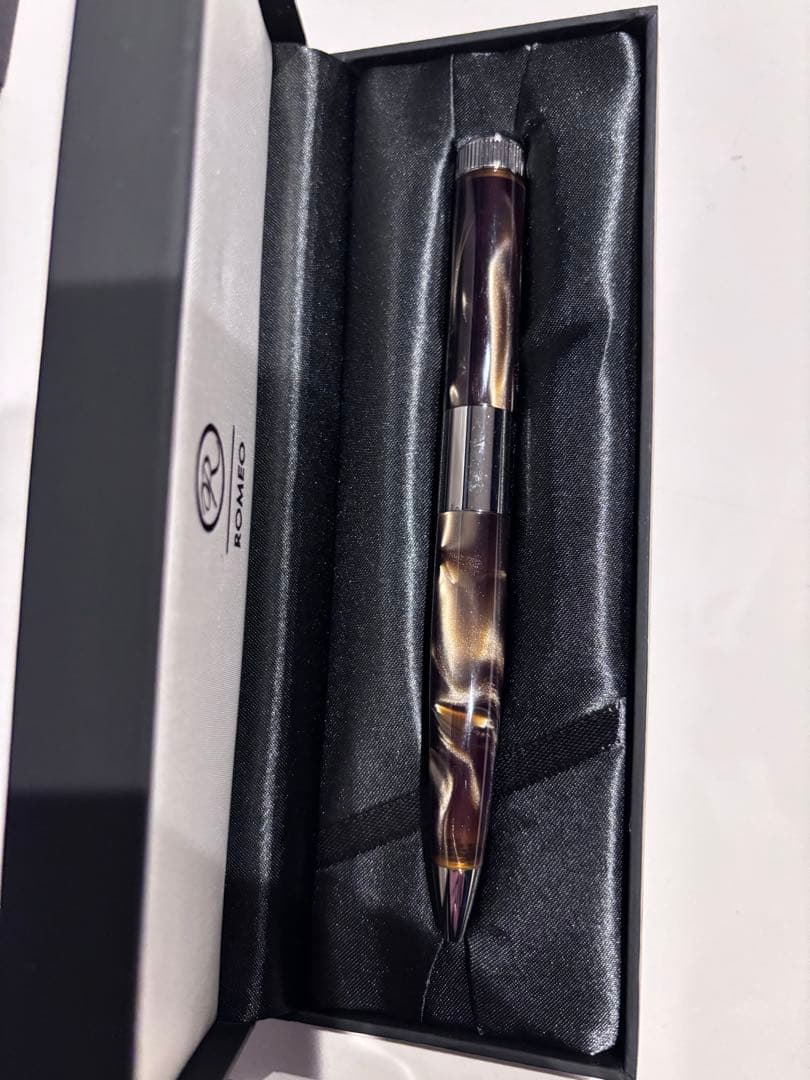 ロメオNo.3ボールペンとケース、ノートセット