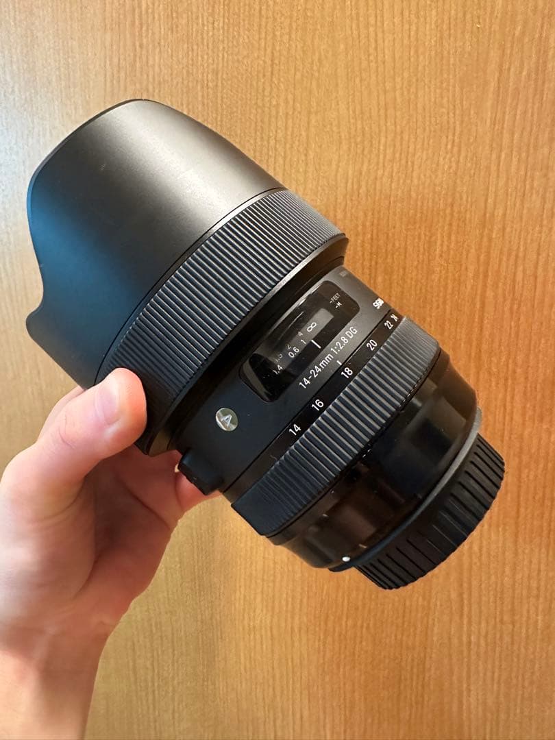 【ほぼ新品】SIGMA 14-24mm F2.8 DG HSM Canon用