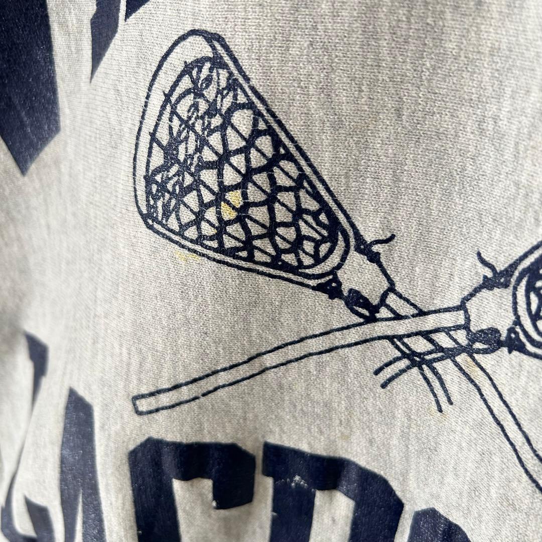 USA製 90sチャンピオン リバースウィーブ バージニア大学 ペンキ 襤褸 L