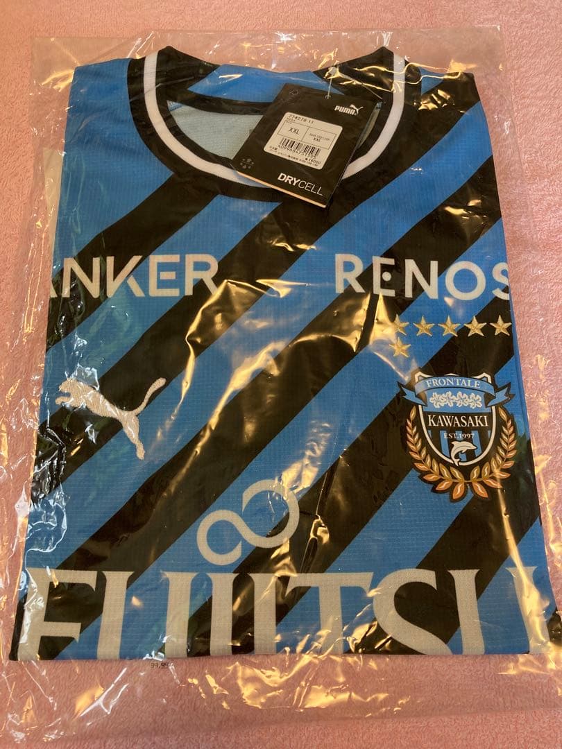 川崎フロンターレ 2023年1stレギュラーユニフォーム XXLサイズ タグ付き