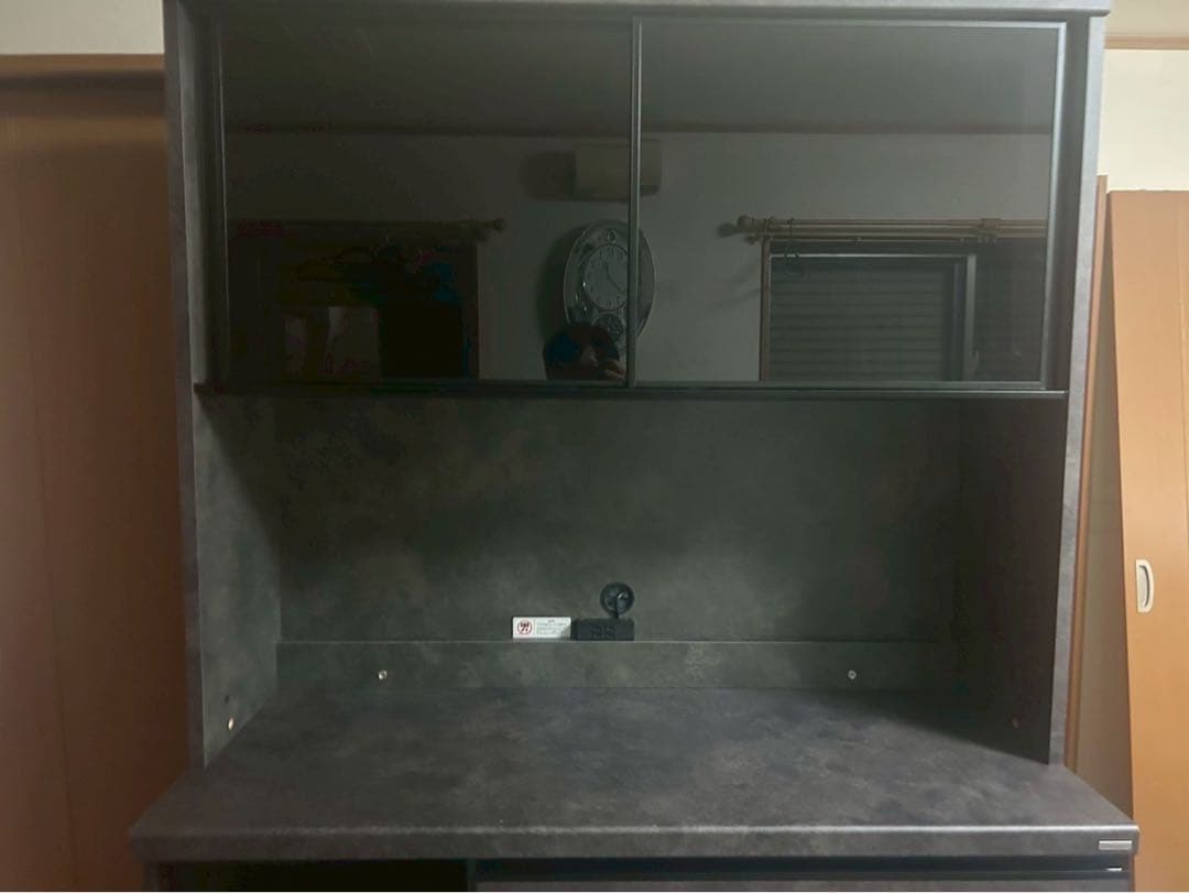 Pamouna（パモウナ）EC 食器棚 引き戸タイプ セラミカネロ 幅120cm