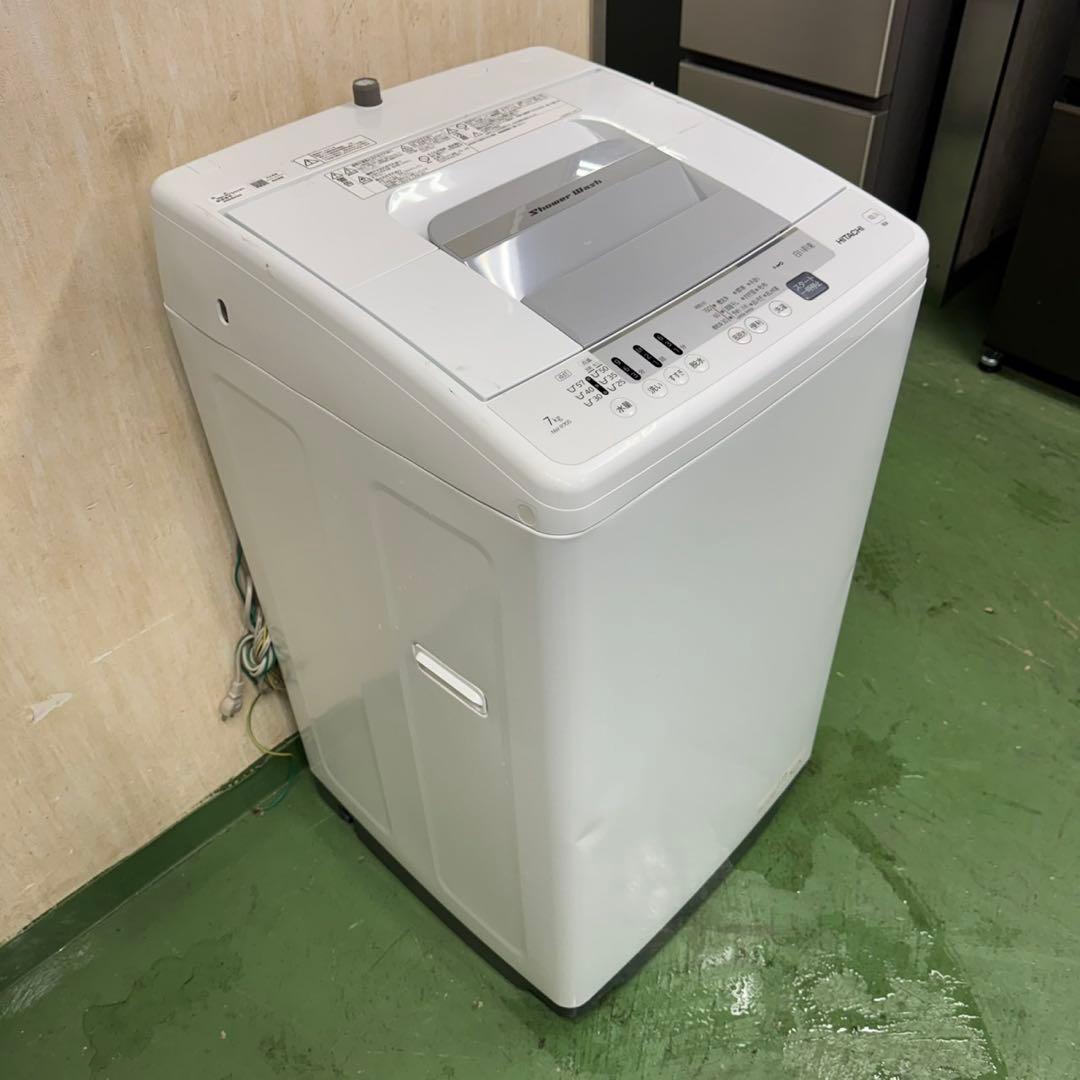186 日立　家庭用　洗濯機　7キロ　小型　一人暮らし　インバーター搭載