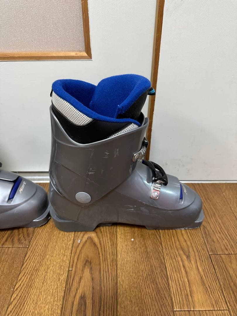 KAZAMA スキー板106cm,ブーツ23.5cm,ストック90cm