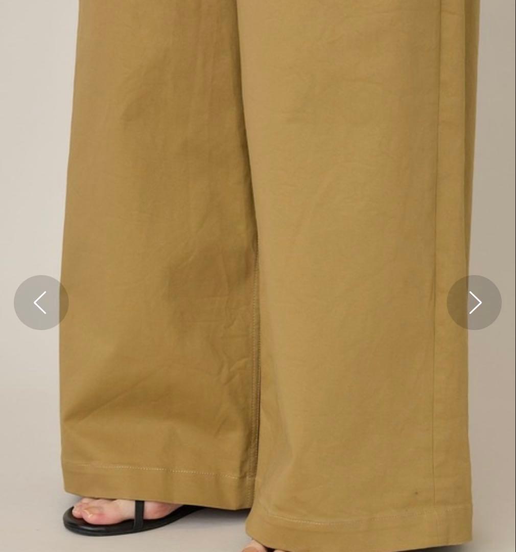 Curensology カレンソロジー ＜&RC＞ワイドルーズチノパンツ 36