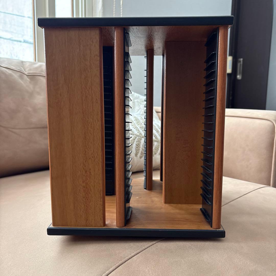 木製オープンシェルフ CD収納ラック