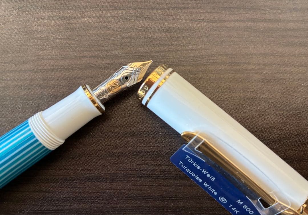 Pelikan ペリカン　M600　ターコイズホワイト　EFニブ
