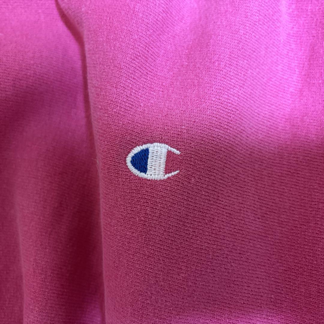 チャンピオン　リバースウィーブ　USA ピンク　Lサイズ　レアカラー