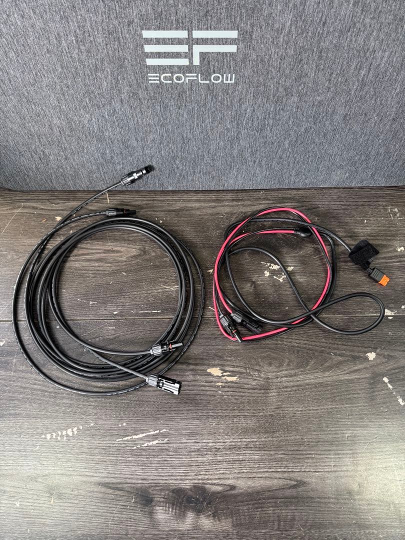 エコフロー EcoFlow 220W 両面受光型 ソーラーパネル3m延長ケーブル