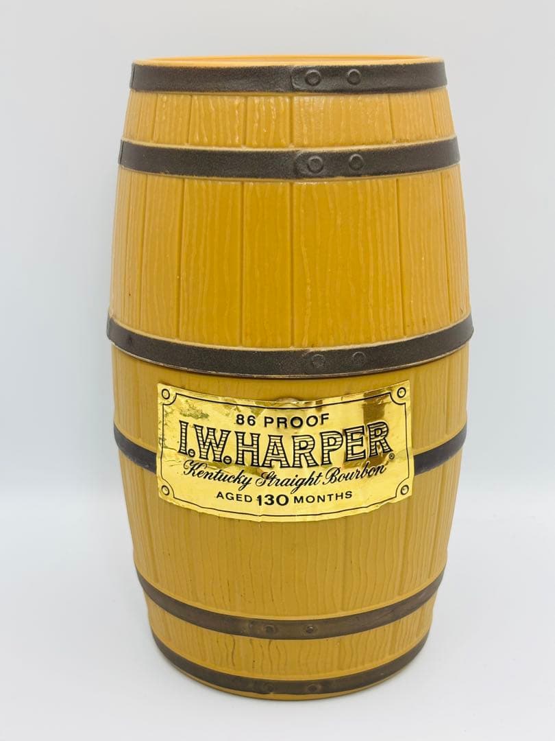 130 MONTHS I.W.ハーパーバーボンウイスキー樽型750ml1287g