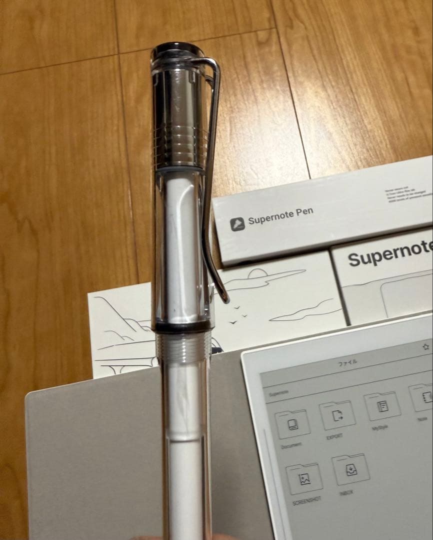 【美品・箱付】Supernote A6 X2 NOMAD ホワイト 3点セット